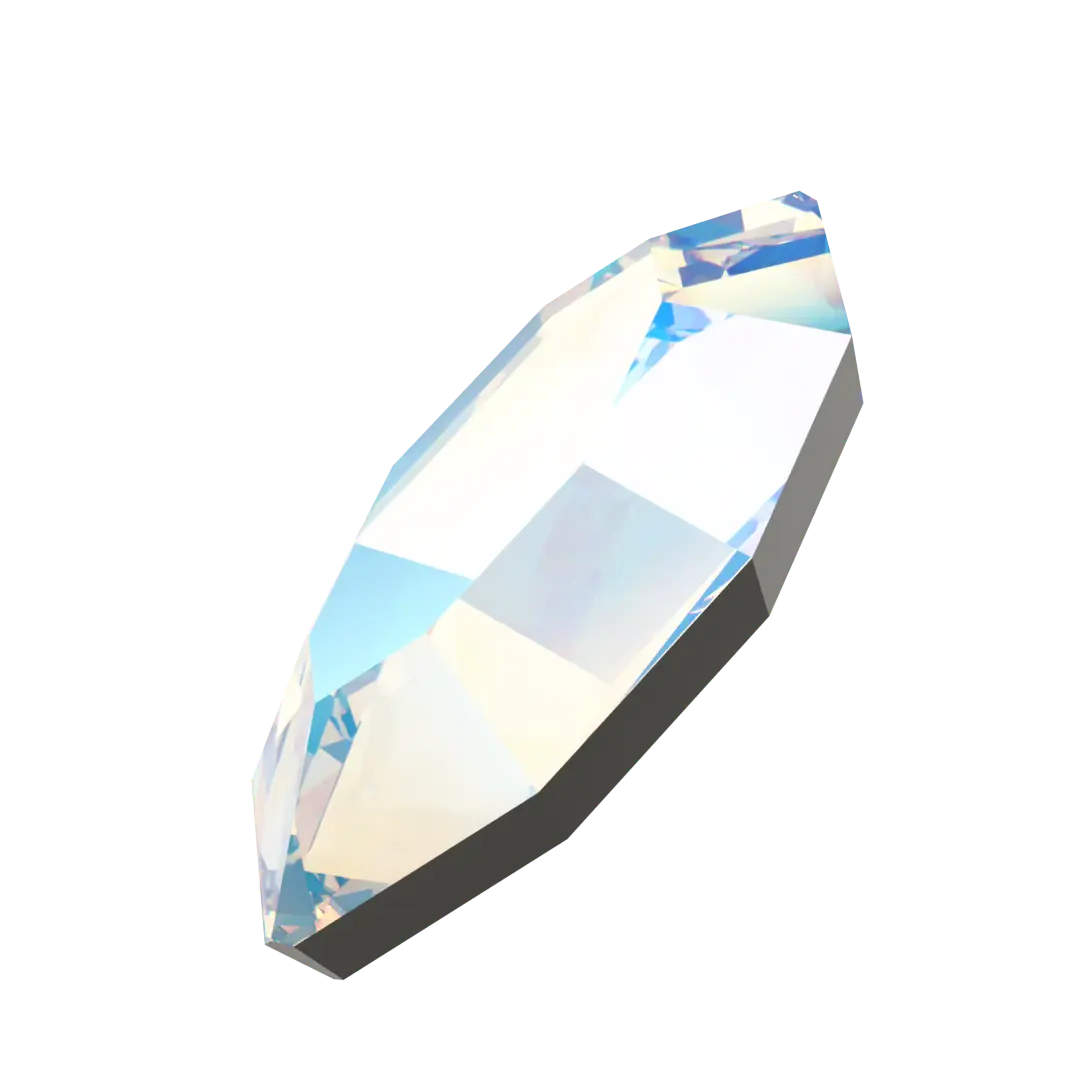 Serinity Flat Back Crystals Non Hotfix Navette (2200) Crystal Shimmer - Bluestreak Crystals