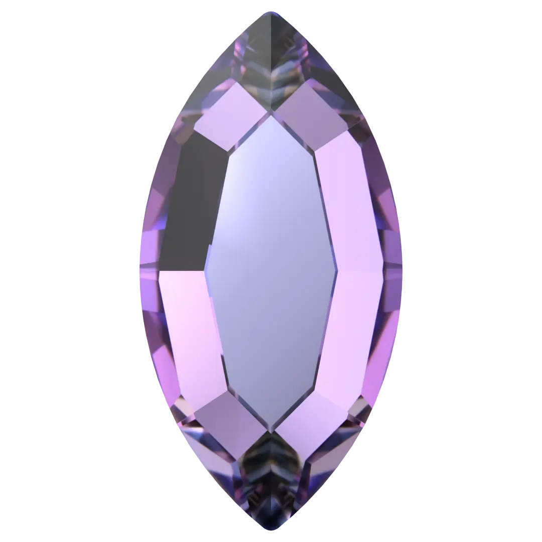 Serinity Flat Back Crystals Non Hotfix Navette (2200) Crystal Vitrail Light - Bluestreak Crystals