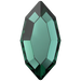 Serinity Flat Back Crystals Non Hotfix Navette (2200) Emerald - Bluestreak Crystals