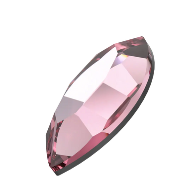 Serinity Flat Back Crystals Non Hotfix Navette (2200) Light Rose - Bluestreak Crystals
