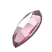 Serinity Flat Back Crystals Non Hotfix Navette (2200) Light Rose - Bluestreak Crystals