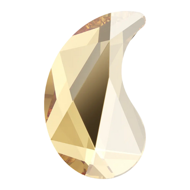 Serinity Flat Back Crystals Non Hotfix Paisley X (2364) Crystal Golden Shadow - Bluestreak Crystals