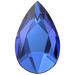 Serinity Flat Back Crystals Non Hotfix Pear (2303) Crystal Heliotrope - Bluestreak Crystals