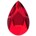 Serinity Flat Back Crystals Non Hotfix Pear (2303) Scarlet - Bluestreak Crystals