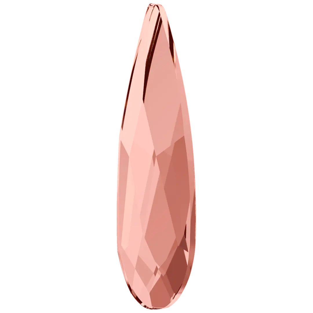 Serinity Flat Back Crystals Non Hotfix Raindrop (2304) Blush Rose - Bluestreak Crystals