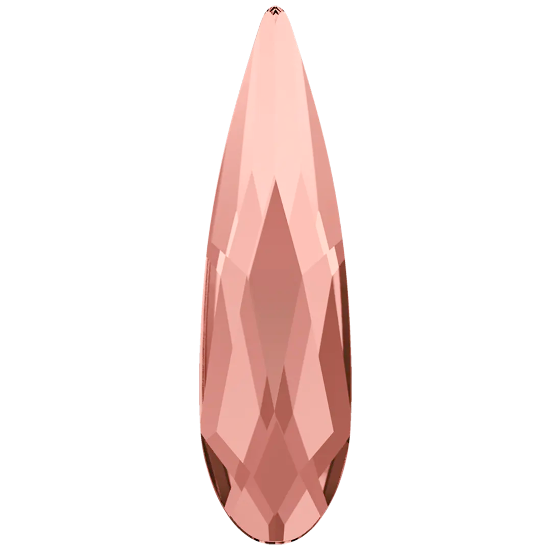 Serinity Flat Back Crystals Non Hotfix Raindrop (2304) Blush Rose - Bluestreak Crystals