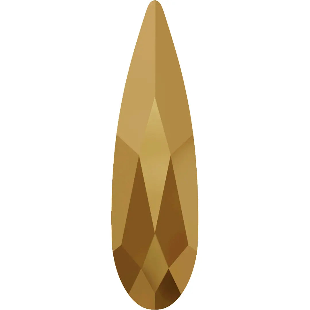 Serinity Flat Back Crystals Non Hotfix Raindrop (2304) Crystal Aurum - Bluestreak Crystals