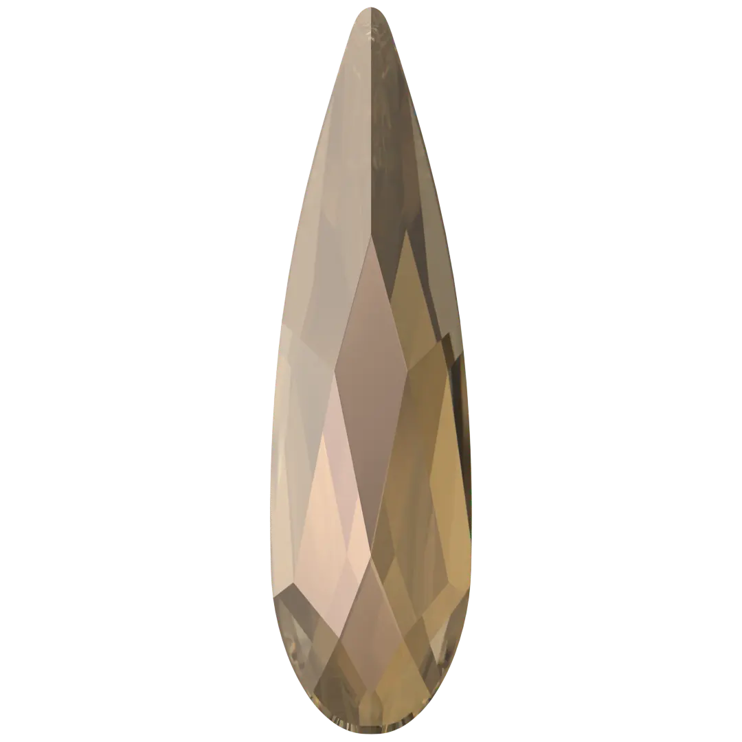 Serinity Flat Back Crystals Non Hotfix Raindrop (2304) Crystal Bronze - Bluestreak Crystals