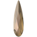 Serinity Flat Back Crystals Non Hotfix Raindrop (2304) Crystal Bronze - Bluestreak Crystals