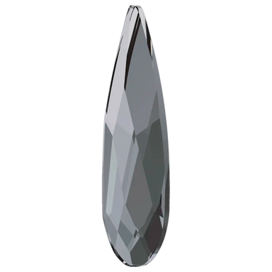Serinity Flat Back Crystals Non Hotfix Raindrop (2304) Crystal Silver Night UNFOILED - Bluestreak Crystals