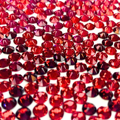 Serinity Flat Back Crystals Non Hotfix Red Collection - Bluestreak Crystals