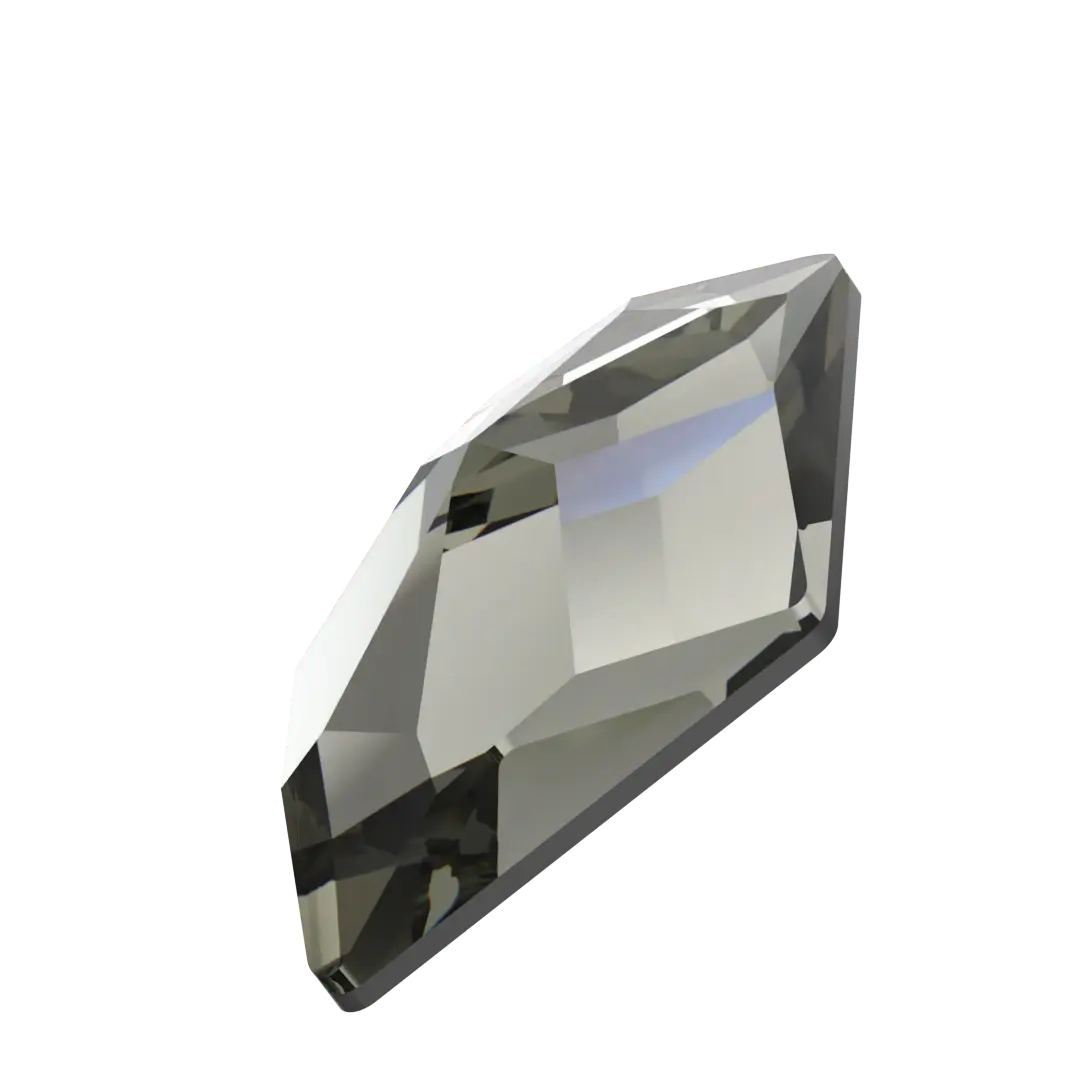 Serinity Flat Back Crystals Non Hotfix Rhombus (2709) Black Diamond - Bluestreak Crystals