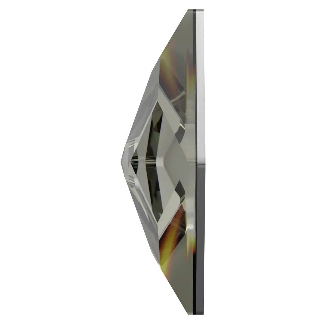 Serinity Flat Back Crystals Non Hotfix Rhombus (2709) Black Diamond - Bluestreak Crystals