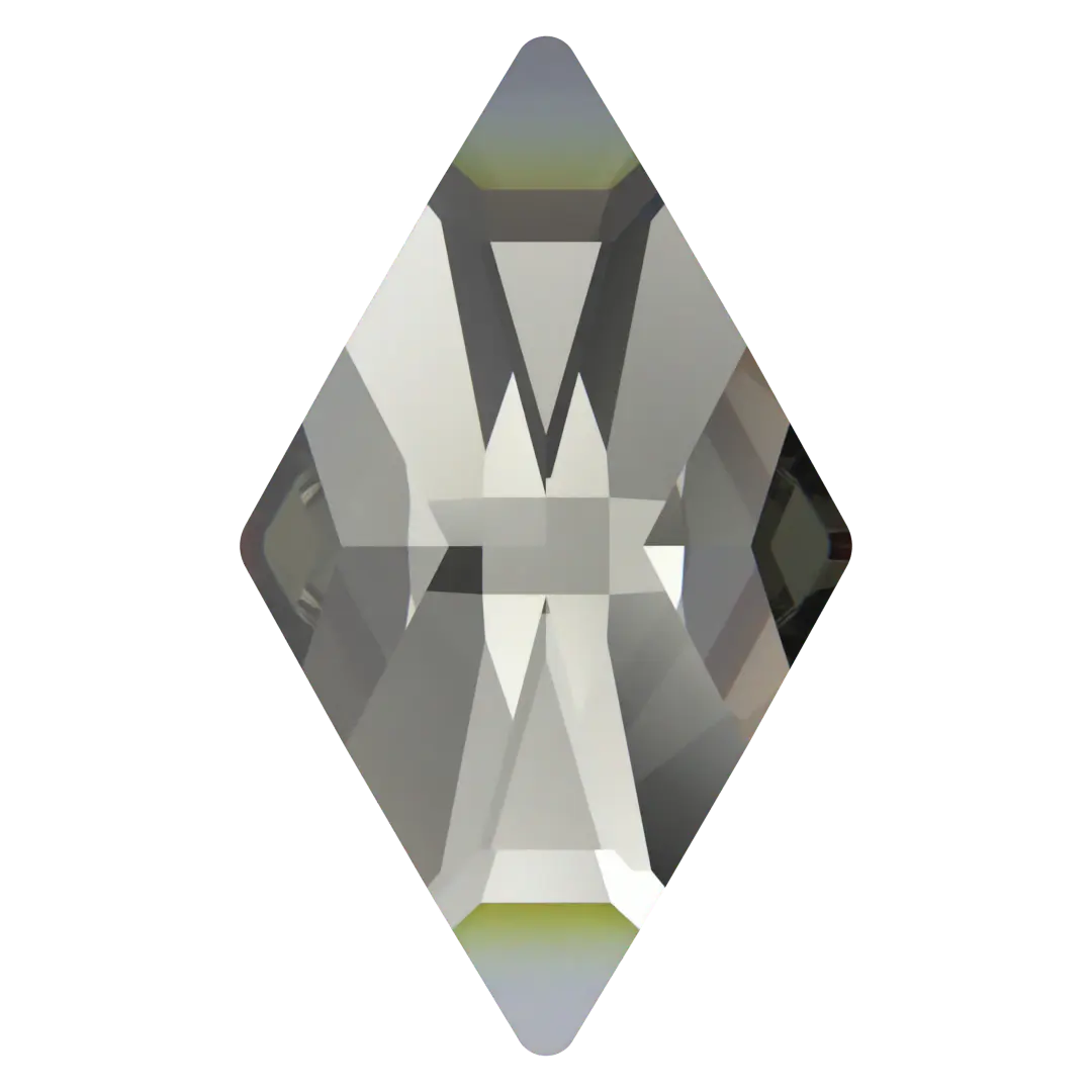 Serinity Flat Back Crystals Non Hotfix Rhombus (2709) Black Diamond - Bluestreak Crystals
