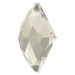 Serinity Flat Back Crystals Non Hotfix Rhombus (2709) Crystal Silver Shade - Bluestreak Crystals