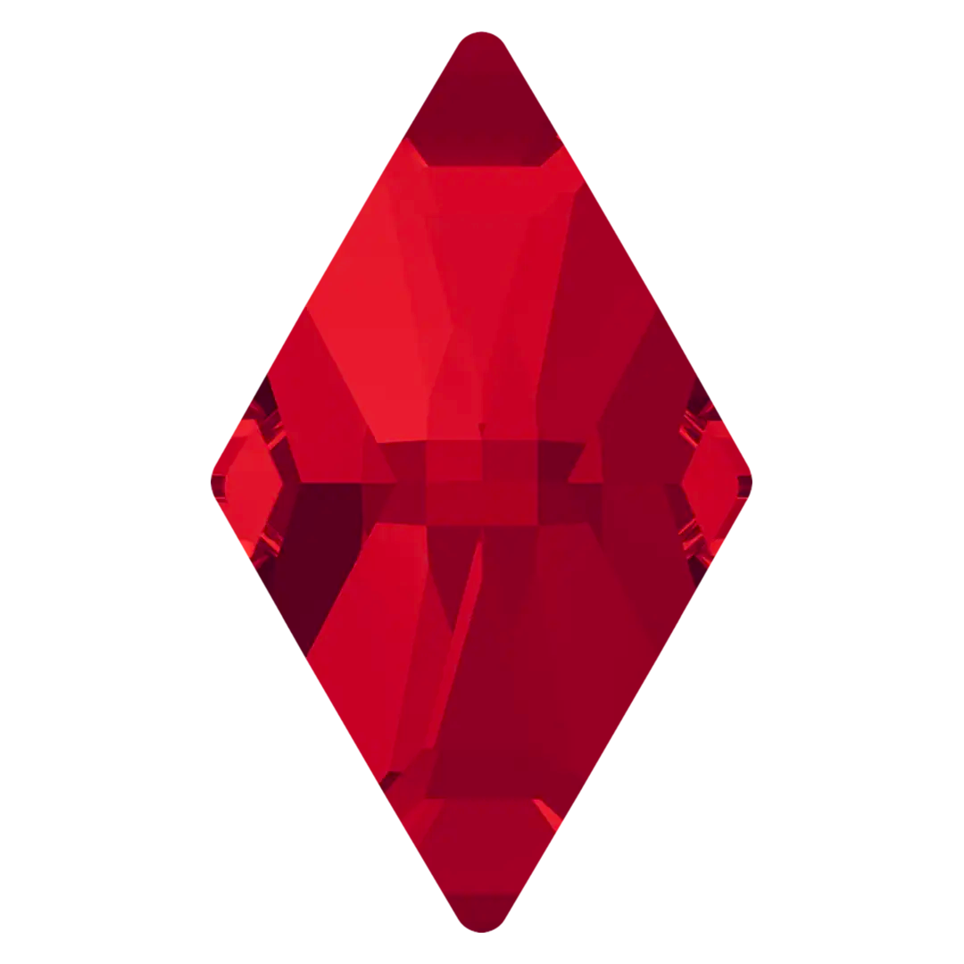 Serinity Flat Back Crystals Non Hotfix Rhombus (2709) Light Siam - Bluestreak Crystals