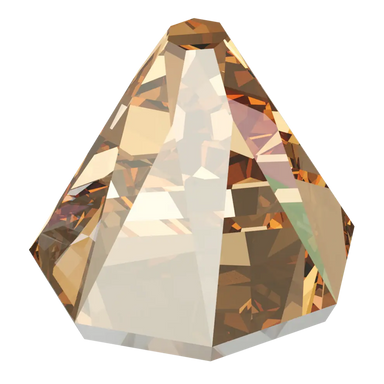 Serinity Flat Back Crystals Non Hotfix Round Spike (2019) Crystal Golden Shadow - Bluestreak Crystals