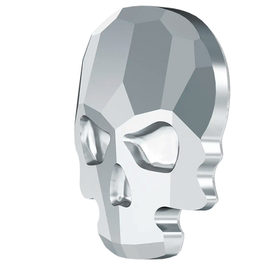 Serinity Flat Back Crystals Non Hotfix Skull (2856) Crystal Light Chrome - Bluestreak Crystals