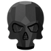 Serinity Flat Back Crystals Non Hotfix Skull (2856) Jet UNFOILED - Bluestreak Crystals