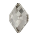 Serinity Flat Back Crystals Non Hotfix Small Hexagon (2777) Crystal Silver Shade - Bluestreak Crystals