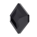 Serinity Flat Back Crystals Non Hotfix Small Hexagon (2777) Jet UNFOILED - Bluestreak Crystals