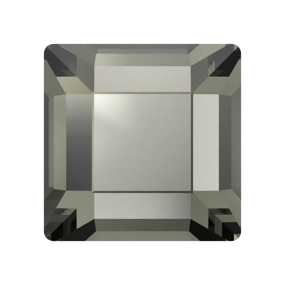 Serinity Flat Back Crystals Non Hotfix Square (2400) Black Diamond - Bluestreak Crystals
