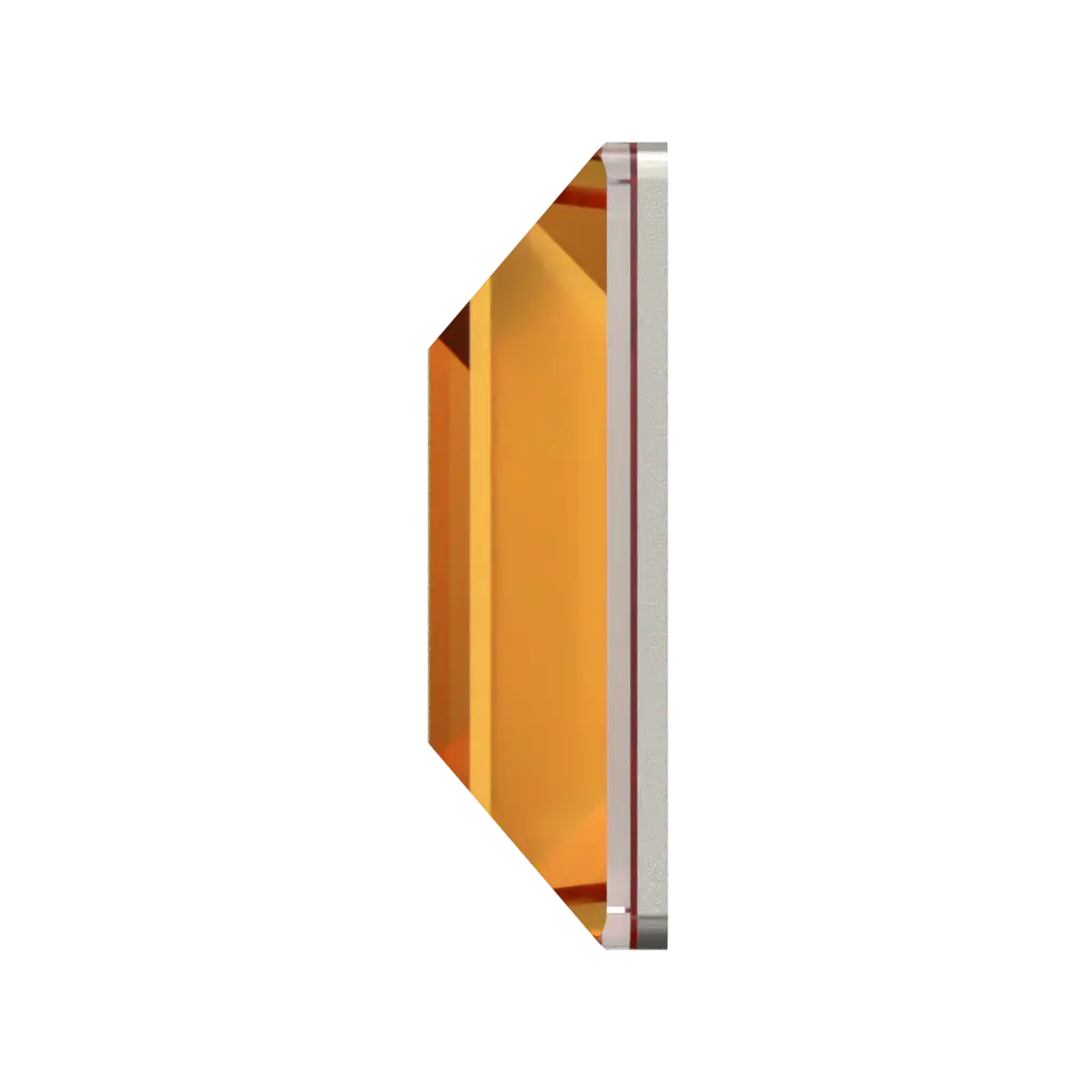 Serinity Flat Back Crystals Non Hotfix Square (2400) Dark Orange - Bluestreak Crystals