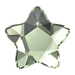 Serinity Flat Back Crystals Non Hotfix Star Flower (2754) Dark Peridot - Bluestreak Crystals