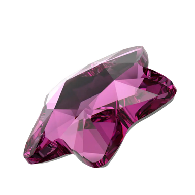 Serinity Flat Back Crystals Non Hotfix Star Flower (2754) Dark Rose - Bluestreak Crystals