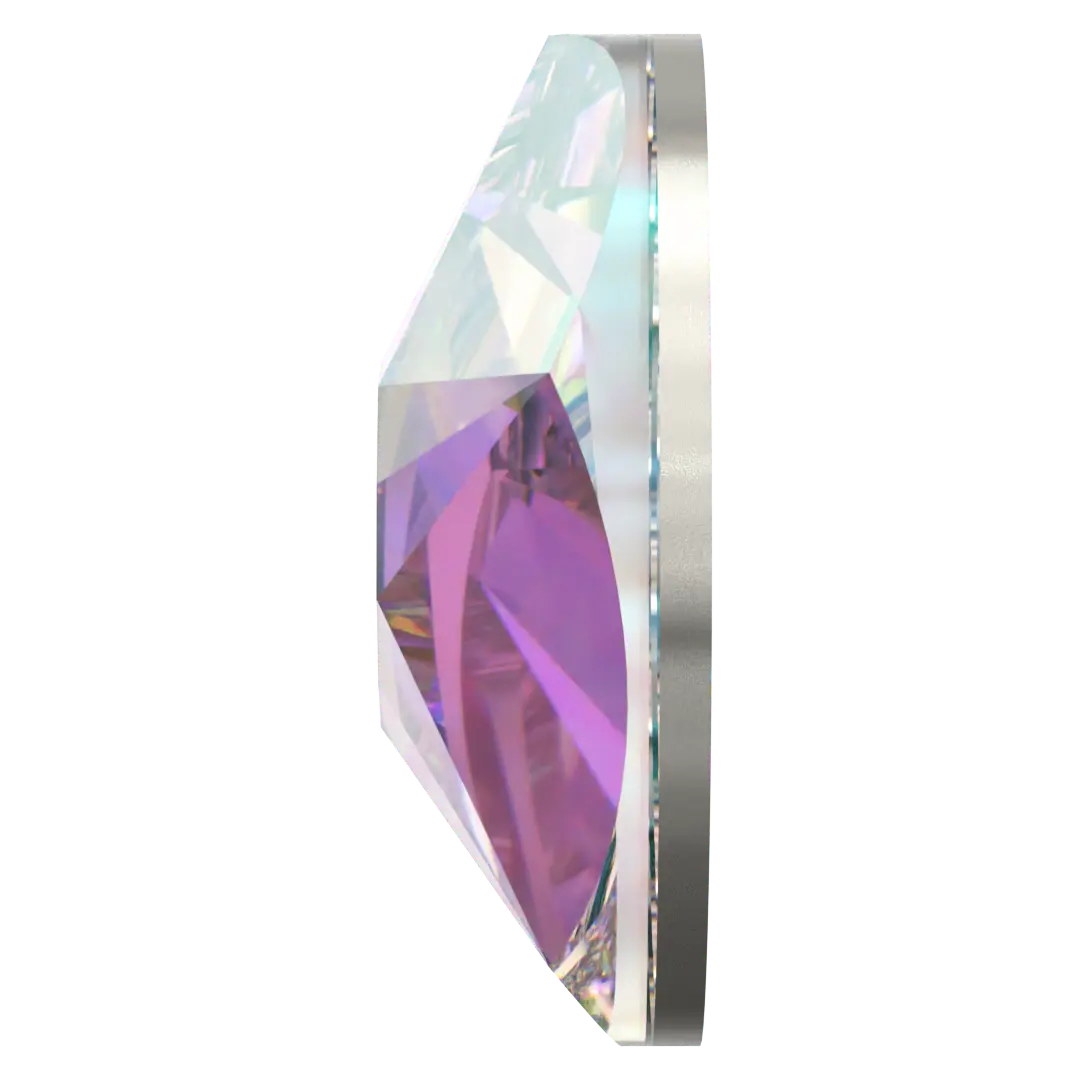 Serinity Flat Back Crystals Non Hotfix Star Rose (2100) Crystal AB - Bluestreak Crystals