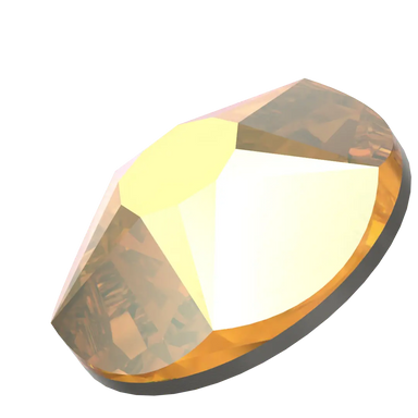 Serinity Flat Back Crystals Non Hotfix Star Rose (2100) Crystal Metallic Sunshine - Bluestreak Crystals