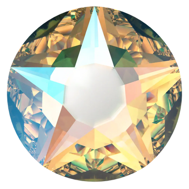 Serinity Flat Back Crystals Non Hotfix Star Rose (2100) Crystal Shimmer - Bluestreak Crystals