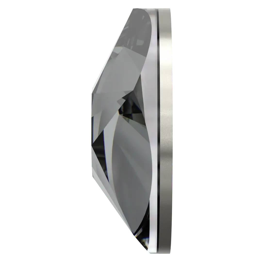 Serinity Flat Back Crystals Non Hotfix Star Rose (2100) Crystal Silver Night - Bluestreak Crystals