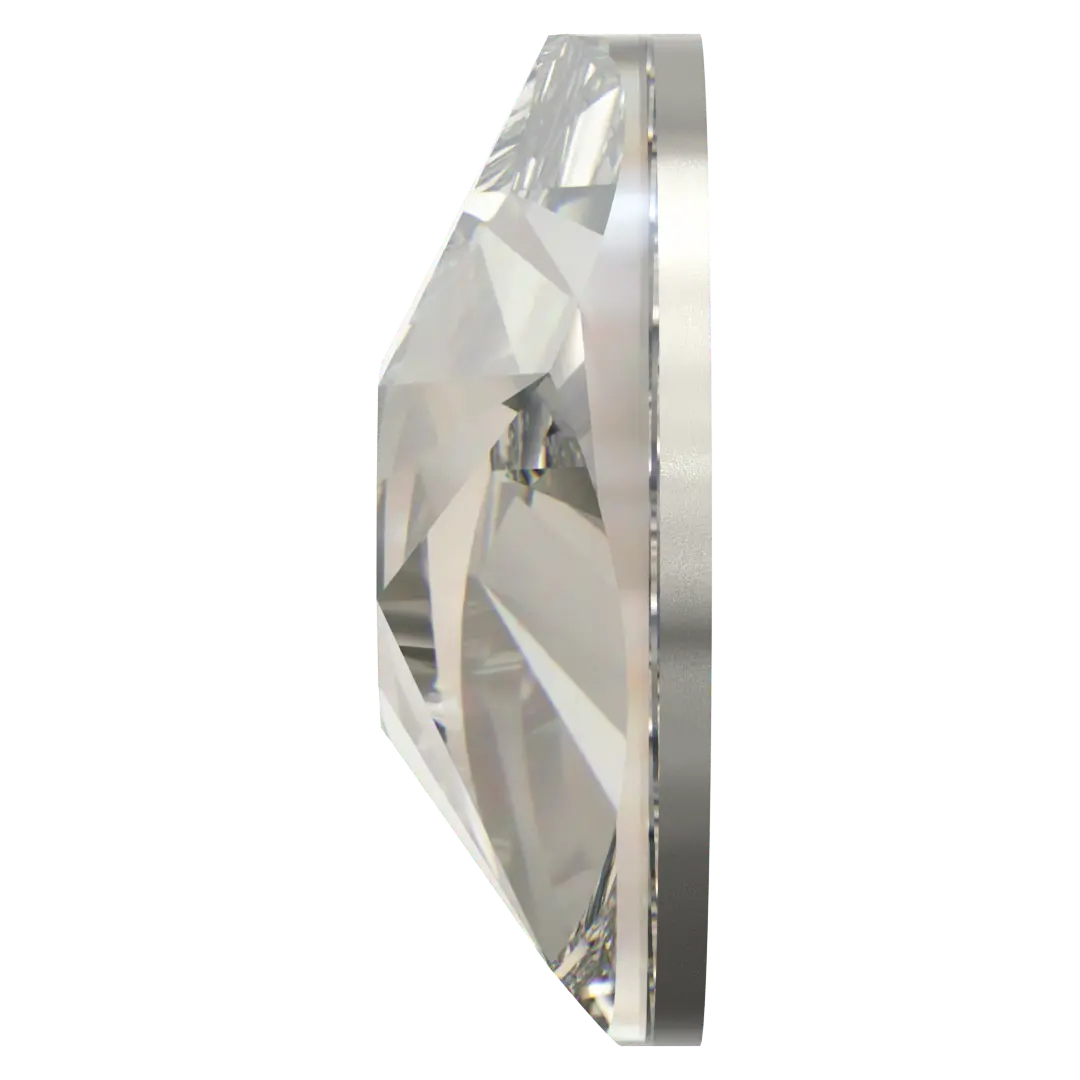 Serinity Flat Back Crystals Non Hotfix Star Rose (2100) Crystal Silver Shade - Bluestreak Crystals