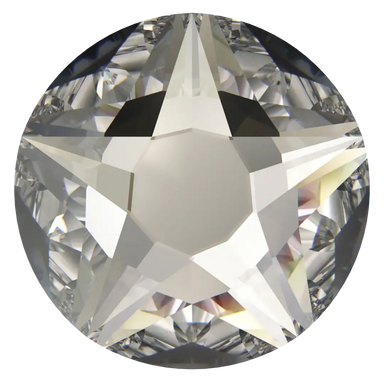 Serinity Flat Back Crystals Non Hotfix Star Rose (2100) Crystal Silver Shade - Bluestreak Crystals