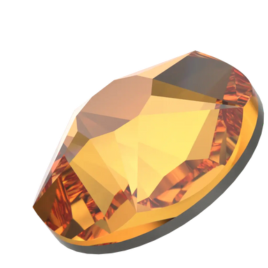 Serinity Flat Back Crystals Non Hotfix Star Rose (2100) Dark Orange - Bluestreak Crystals