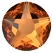 Serinity Flat Back Crystals Non Hotfix Star Rose (2100) Dark Orange - Bluestreak Crystals