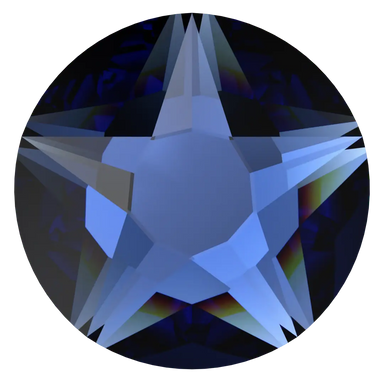 Serinity Flat Back Crystals Non Hotfix Star Rose (2100) Dark Sapphire - Bluestreak Crystals