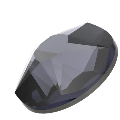 Serinity Flat Back Crystals Non Hotfix Star Rose (2100) Graphite - Bluestreak Crystals