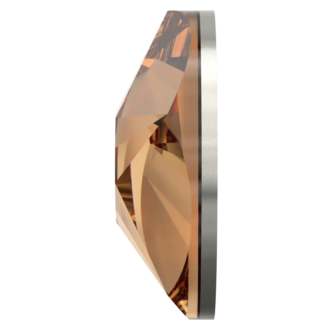 Serinity Flat Back Crystals Non Hotfix Star Rose (2100) Light Colorado Topaz - Bluestreak Crystals