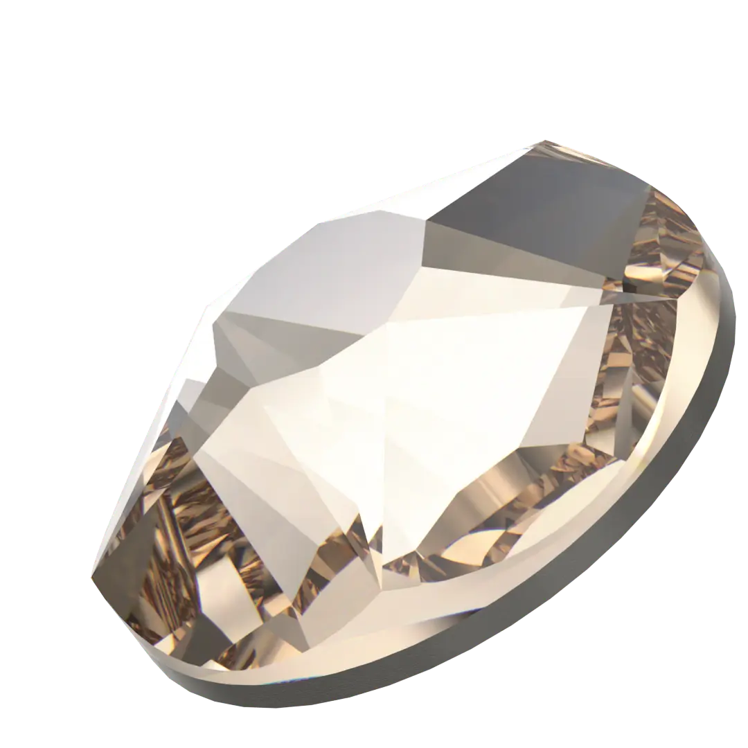 Serinity Flat Back Crystals Non Hotfix Star Rose (2100) Light Silk - Bluestreak Crystals