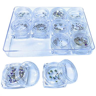 Serinity Flat Back Crystals Non Hotfix Supreme Mix Crystal AB - Bluestreak Crystals