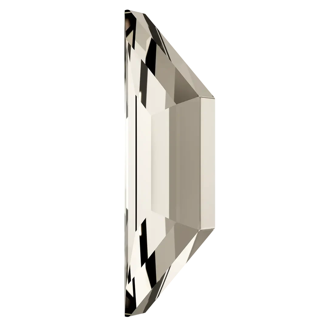 Serinity Flat Back Crystals Non Hotfix Trapeze (2772) Crystal Silver Shade - Bluestreak Crystals