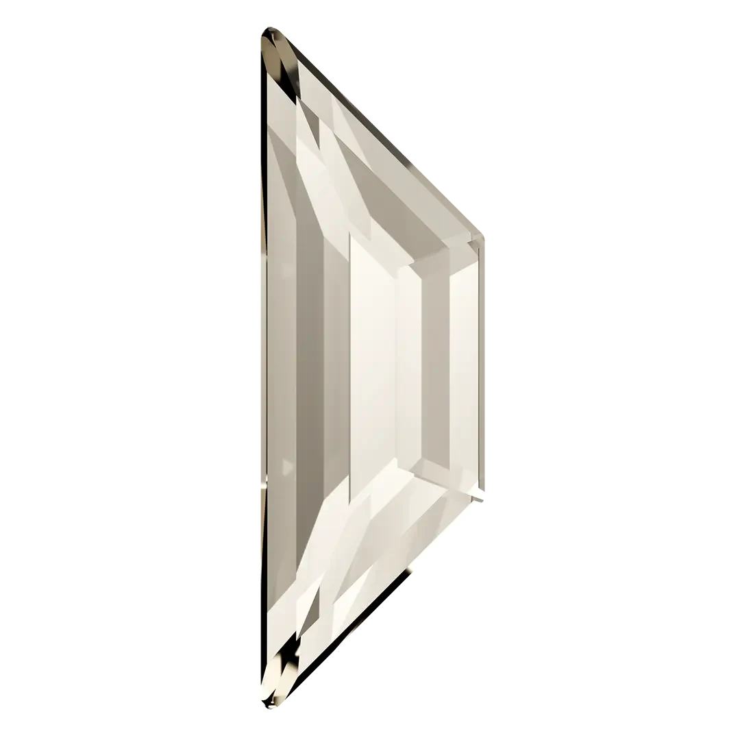 Serinity Flat Back Crystals Non Hotfix Trapeze (2772) Crystal Silver Shade - Bluestreak Crystals