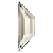 Serinity Flat Back Crystals Non Hotfix Trapeze (2772) Crystal Silver Shade - Bluestreak Crystals