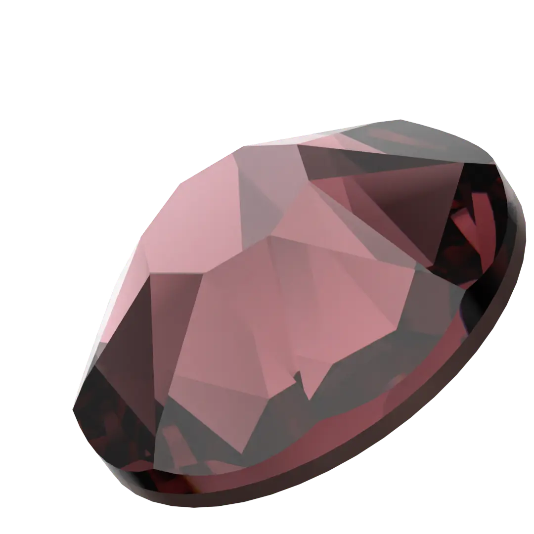 Serinity Hotfix Flat Back Crystals (2000, 2038 & 2078) Burgundy - Bluestreak Crystals