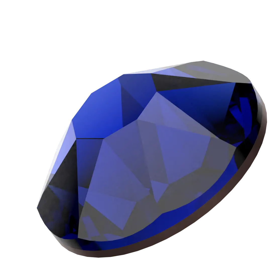 Serinity Hotfix Flat Back Crystals (2000, 2038 & 2078) Cobalt - Bluestreak Crystals