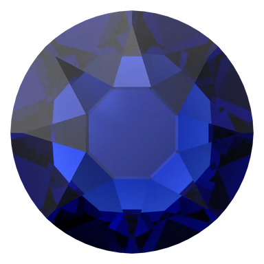 Serinity Hotfix Flat Back Crystals (2000, 2038 & 2078) Cobalt - Bluestreak Crystals