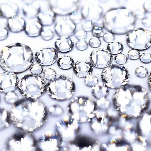 Serinity Hotfix Flat Back Crystals (2000, 2038 & 2078) Crystal - Bluestreak Crystals