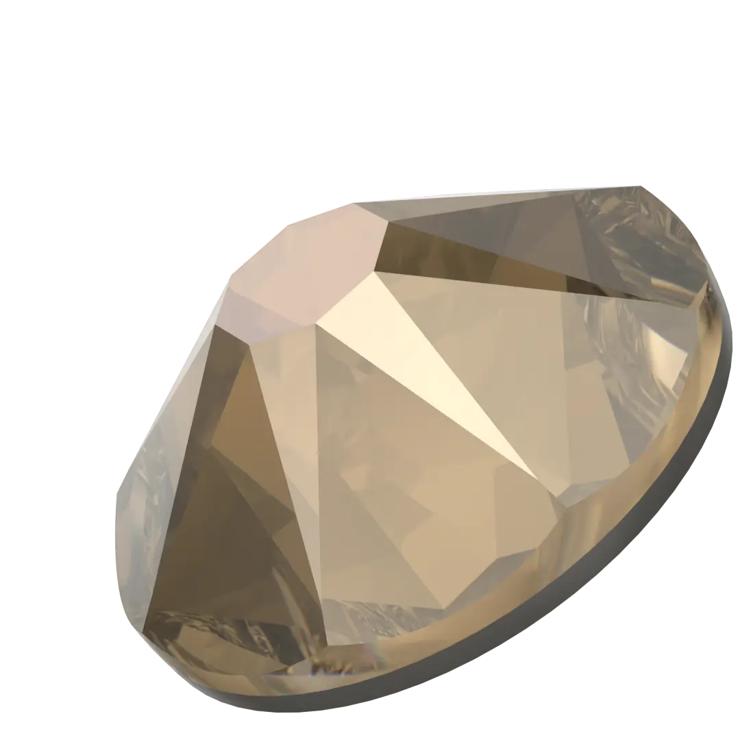 Serinity Hotfix Flat Back Crystals (2000, 2038 & 2078) Crystal Bronze - Bluestreak Crystals